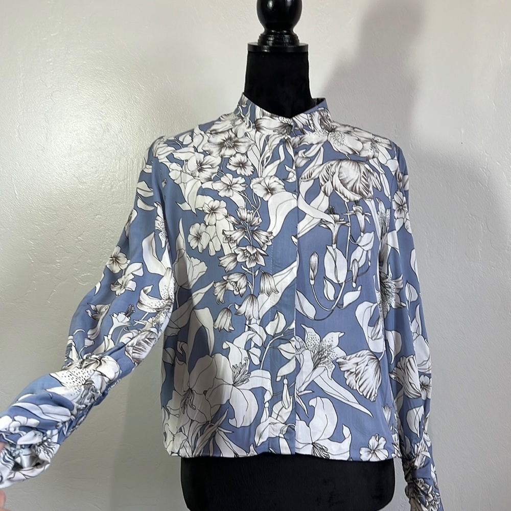Jaase Long Sleeve Blouse Jacket Size L